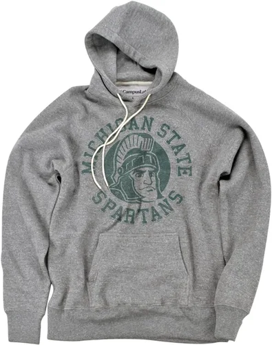 Vista 43 de Campus Lab Collegiate Classic Retro Stamp - Sudadera con capucha unisex para adultos
