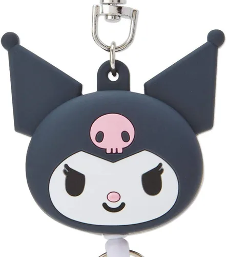 Vista 3 de Sanrio Llavero de carrete facial Hello Kitty, Blanco