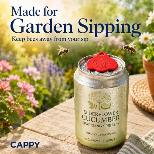 Vista 9 de The Cappy - Abrelatas de bebidas reutilizables (paquete de 4), se adapta a todas las latas estándar, combinaciones de colores surtidos