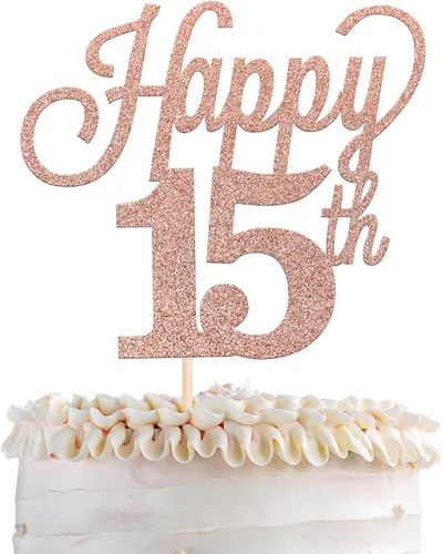 Vista 34 de 1 paquete de decoración para pastel de 12 años, purpurina negra número 12, doce cumpleaños, decoración para felicitaciones a 12 años de edad, 12