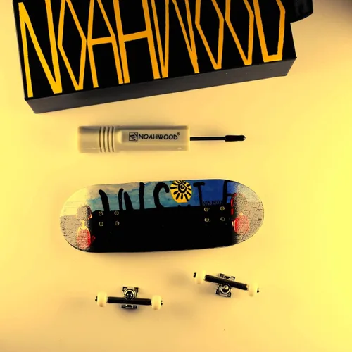Vista 4 de NOAHWOOD 8.0 Diapasones Mini Skateboarding (NW8.0 360 Flip Deck) + (actualización NW Prince de 1.43 pulgadas) +