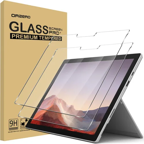 Vista 27 de Orzero Paquete de 2 protectores de pantalla de vidrio templado compatible con Google Home Hub/Nest Hub de 7 pulgadas, 9 dureza, HD, antiarañazos