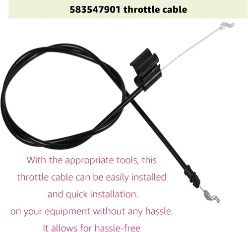 Vista 3 de 583547901 532440385 420941 Componente de repuesto de cable de control de área de cortadora de césped, compatible con cortacésped Husqvarna HU 625AWD