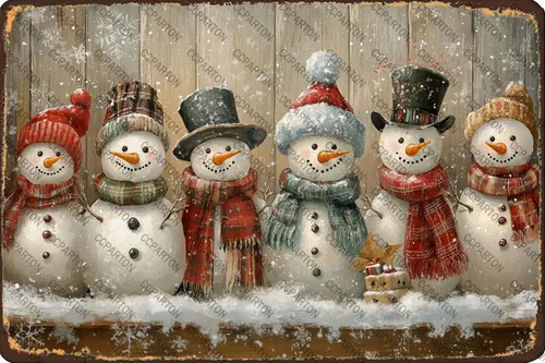 Vista 14 de CCPARTON Carteles de Feliz Navidad Graciosos Cartel de Hoja de Estaño para Decoración del Hogar Interior Jardín Patio Exterior Porche 8x12 Pulgadas