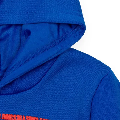 Vista 4 de DC Comics Justice League Superman Batman The Flash - Sudadera de forro polar con capucha para niños pequeños y grandes