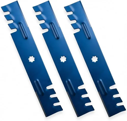 Vista 10 de GY20852 48 pulgadas 7-Star Mulching cuchillas dentadas para John Deere GX21784 D140 E140 D160 E150 E160 E170 LA145 LA140 LA155 155C 48" Decks serie
