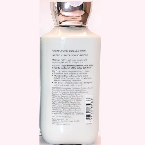 Vista 2 de Bath & Body Works, Loción corporal de la colección Signature, Moonlight Path, 8 fl oz (236 ml)