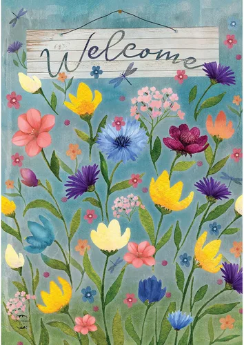 Vista 10 de Briarwood Lane - Bandera para el jardín de primavera con el puente en flor
