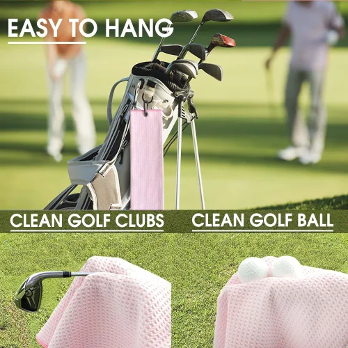 Vista 5 de TOUNER I Know I Play Like A Girl Try to Keep Up, toallas de golf bordadas divertidas para mujer, bolsa de golf, toalla de regalo para damas