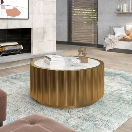 Vista 2 de Neos Modern Furniture Mesas de café, Oro