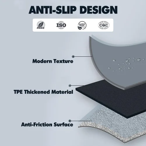Vista 3 de Compatible con Ford Escape 2013-2019, alfombrillas de carga para todo tipo de clima, alfombrilla para maletero trasero de asiento trasero, protector