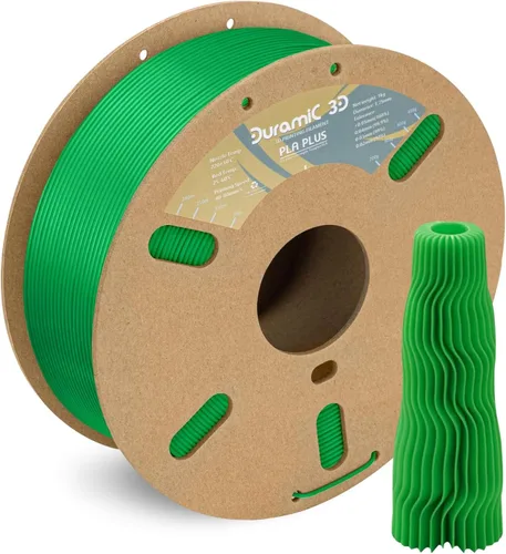 Vista 11 de DURAMIC 3D PLA Plus - Filamento de ácido poliláctico de 0.068 pulgadas para impresora 3D, color negro de 2.2 libras, 8 veces más resistente, carrete