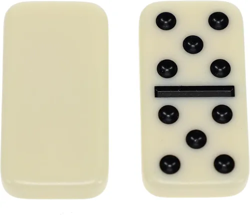 Vista 4 de WE Games Double 6 Dominoes Combo Set - Juegos de viaje 12 en 1 para familias y adultos - Juegos de dados y póker