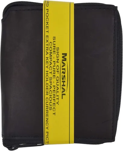 Vista 9 de Marshal Mens Leather Zippered Wallet