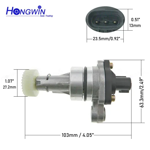 Vista 2 de 93741426 SU13953 Sensor de velocidad del vehículo Sensor de velocidad para G-M Aveo G3