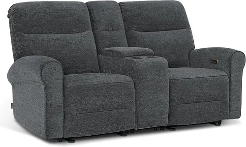 Vista 12 de MCombo Sofá reclinable eléctrico Hugger de pared de 87.8 pulgadas, sofá reclinable triple de 3 asientos con puertos USB, sofá reclinable con brazo