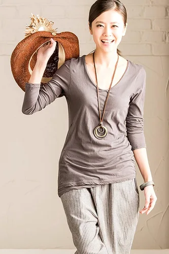 Vista 7 de Collar de cuero genuino - Cool Punk Rock Jewelry - Collar con colgante de gargantilla