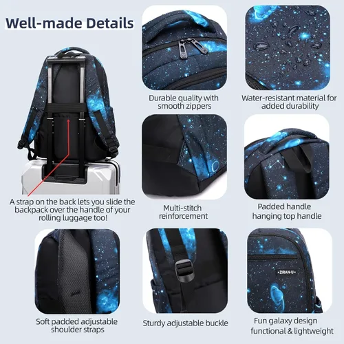 Vista 6 de MITOWERMI Mochila para Niños y Niñas de Escuela Primaria, Mochila Escolar para Niños, Mochilas de Libros para Niños, Mochila Primaria de Jardín
