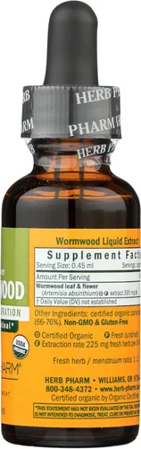 Vista 6 de Herb Pharm, Ajenjo Orgánico, 1 Fl Oz