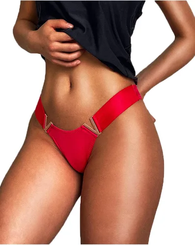 Vista 2 de Justgoo Womens Sexy G-String Thongs V string Panties Underwear Low Rise Briefs