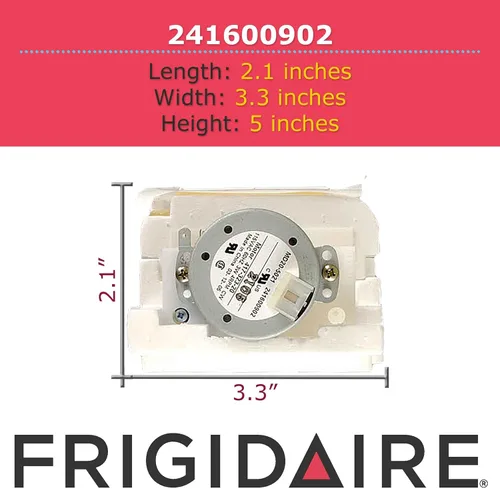 Vista 4 de Frigidaire 241600902 Asamblea genuina del control del amortiguador de aire del OEM para los refrigeradores