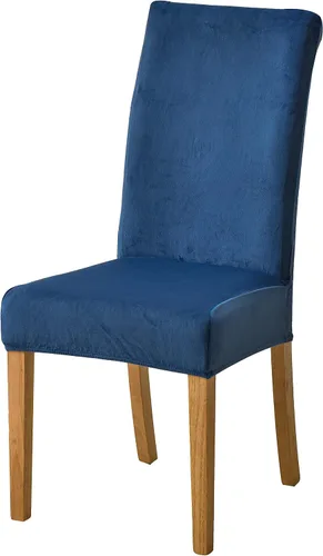 Vista 45 de Juego de 6 fundas de terciopelo para sillas de comedor, fundas elásticas suaves para sillas Parson, extraíbles y lavables, con elástico para un