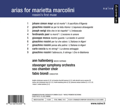 Vista 2 de Arias for Marietta Marcolini