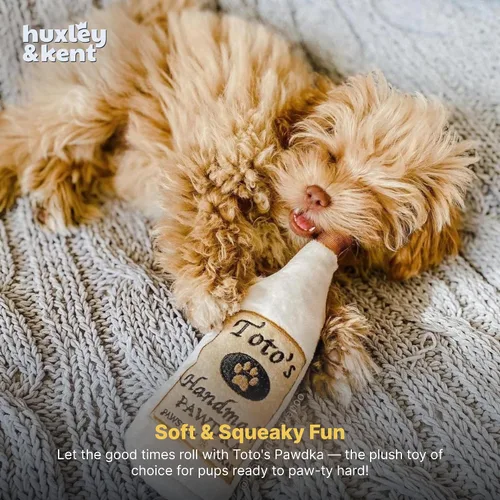 Vista 6 de Huxley & Kent Juguete Divertido para Perros con Chirriador – Juguetes de Felpa Power Plush Chirriantes para Perros Pequeños, Medianos y Grandes