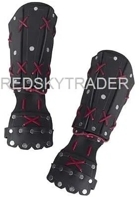 Vista 2 de Armadura samurái de cuero, armadura vikinga medieval para cosplay, armadura de caballero de cuero, armadura vikinga unisex de fantasía steampunk