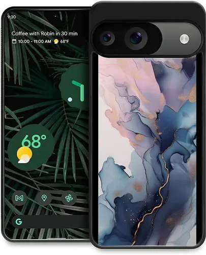 Vista 196 de Compatible con Google Pixel 4A 5G Mobile Case Creative Acrylic Panel trasero Silicona Protección Grip especialmente diseñado para Google Pixel 4A 5G