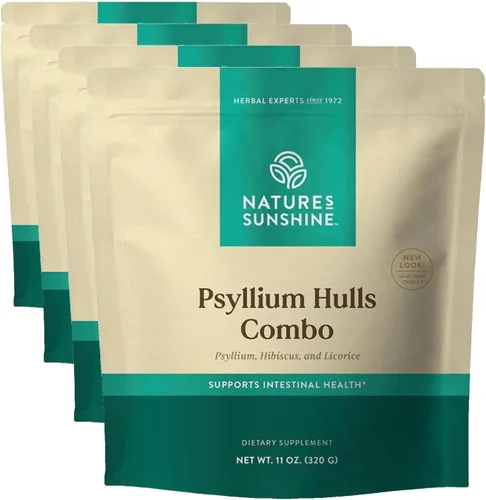 Vista 4 de Nature's Sunshine Combinación de cascos de psyllium 11 oz