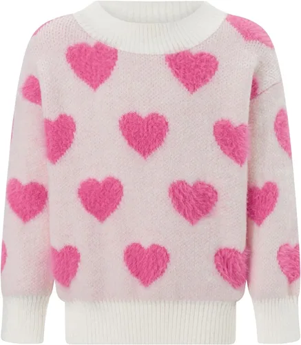 Vista 3 de BHMAWSRT Mommy and Me - Sudaderas de corazón para el día de San Valentín, suéteres de manga larga a juego para niñas, trajes de San Valentín