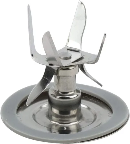 Vista 6 de Juego de 6 tarros de vidrio con tapa cuadrada de 5 tazas con cuchilla Fusion compatible con licuadoras Oster