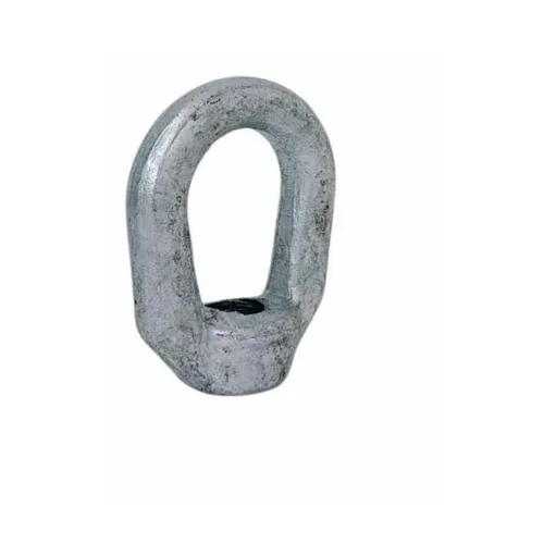 Vista 4 de Juego de 4 tuercas de ojo roscadas de 5/8" X 3/4"-10 piezas galvanizadas forjadas con capacidad de 5,200 libras