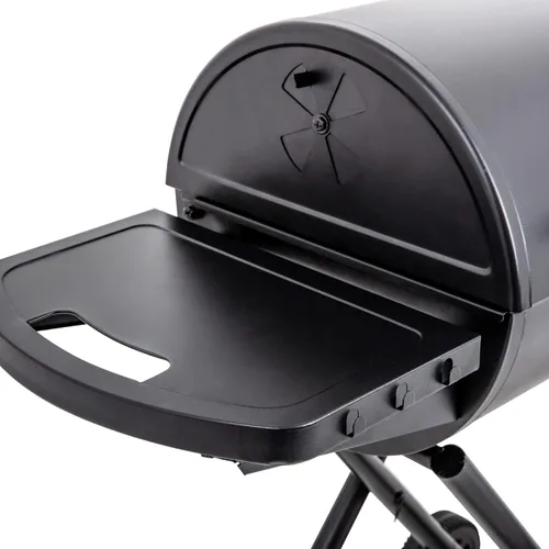 Vista 8 de Char-Griller E1816 King-Griller Gambler - Parrilla de carbón portátil en color negro