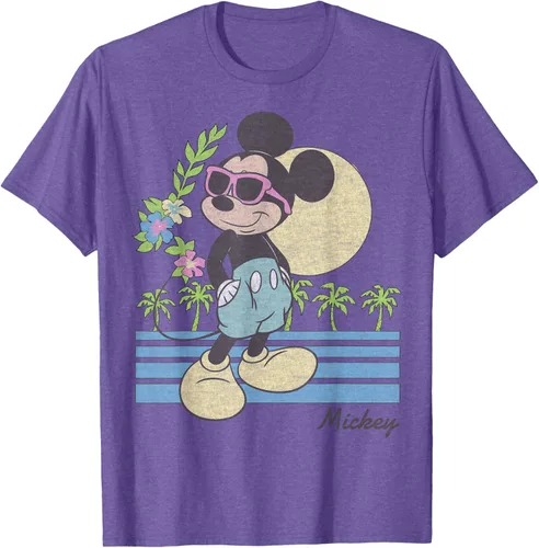 Vista 8 de Disney Mickey and Friends Mickey Retro Beach Camiseta S Gris Oscuro