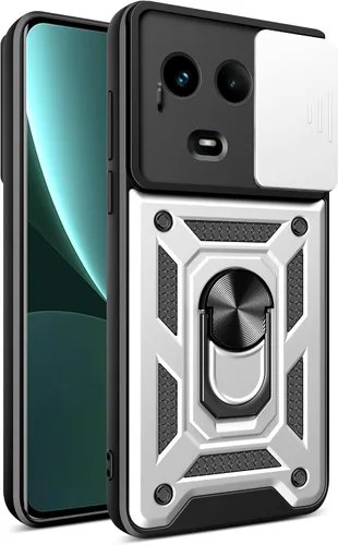 Vista 120 de Compatible con Tecno Pova Neo 2 Bracket Shell, con cubierta deslizante para lente de cámara compatible con Tecno Pova Neo 2 LG6n Case Negro