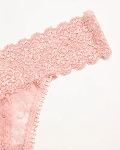 Vista 3 de Jessica Simpson Ropa interior para mujer, paquete de 10 calzones de microfibra elástica con encaje (S-XL)