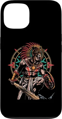 Vista 7 de Funda para iPhone 11 Pro Max Aztec Jaguar Ancient Warrior Native Mexican Mythology Case