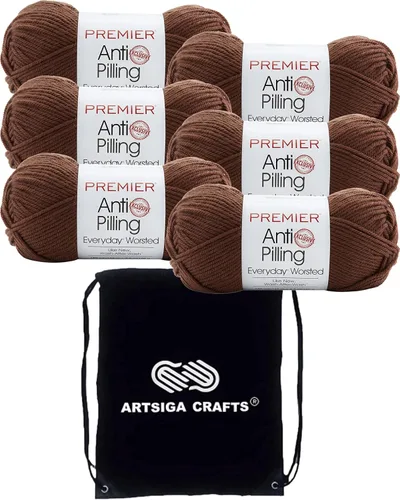 Vista 51 de Premier Yarns Antibolitas para todos los días Blancanieves 100-1 Dn100-1-Snow-White