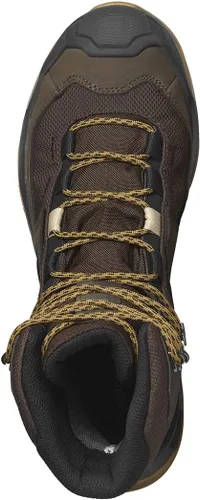 Vista 3 de Salomon Botas de senderismo QUEST ELEMENT GORE-TEX de cuero para hombre, Gris