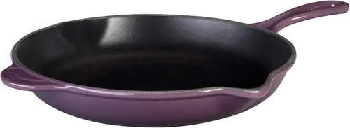 Vista 5 de Le Creuset sartén de hierro fundido esmaltado de 11 3/4 pulgadas, Cereza