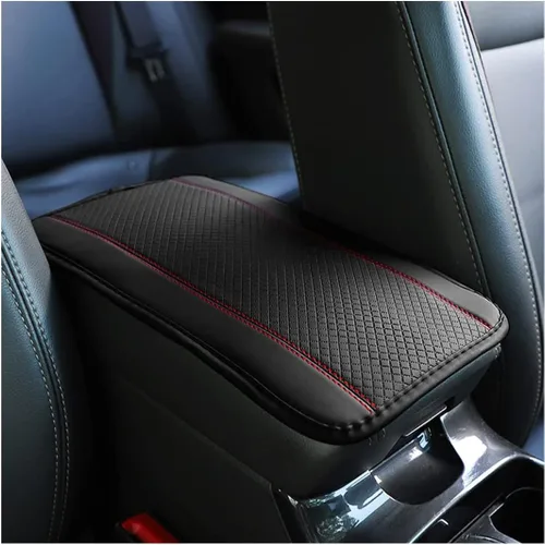 Vista 14 de Ziciner Almohadilla de cuero para reposabrazos de consola central de automóvil, protector impermeable de PU para caja de asiento de automóvil