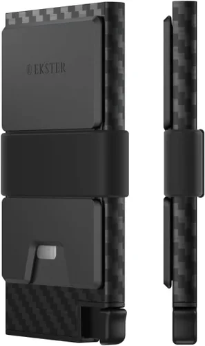 Vista 8 de Ekster Aluminum Cardholder Wallet for Men Metal Wallets with RFID Blocking Layer Slim & Minimalist Aluminum Wallet with Push Button for Quick