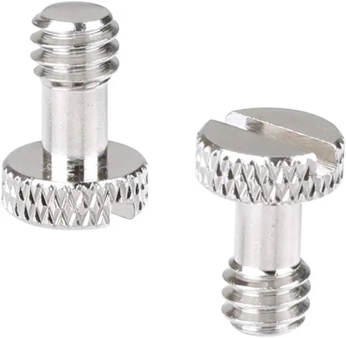 Vista 6 de Tornillo de cámara con 1/4"-20 y 3/8"-16 para placa de liberación rápida de la cámara (4 piezas)