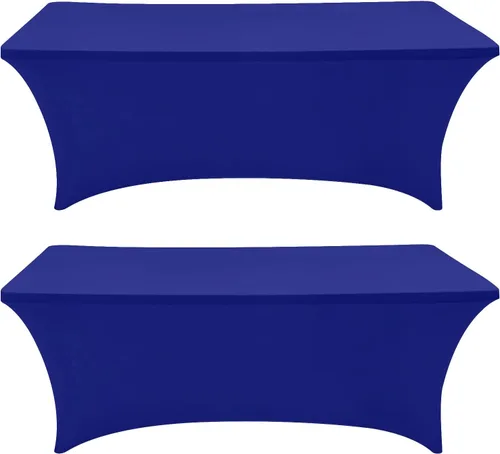 Vista 28 de Eurmax USA - Manteles rectangulares ajustables de elastano de 4 pies, mantel elástico para bodas, eventos o para decorar la mesa del patio
