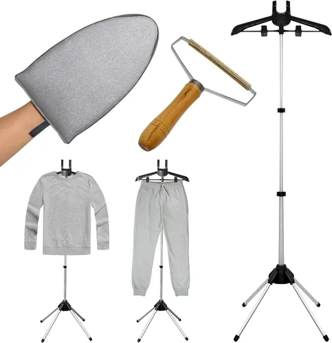 Vista 8 de Colgador de ropa para vaporizar,Estante de vapor para ropa,Estante de vaporizador de ropa de mano,Colgador de ropa para planchar con vapor,Soporte