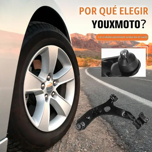 Vista 2 de Brazos de control de suspensión delantera inferior para el lado del conductor del pasajero para Mazda 3 2004-2009, apto para Mazda 5 2006-2017