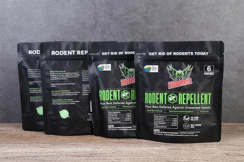 Vista 9 de Bolsas de disuasión repelentes de ratones extra fuertes, USDA 99% a base biológica, aceites de menta y romero repelen ratones que anidan