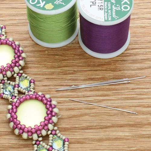 Vista 5 de The Beadsmith Agujas de cuentas Sharps - Tamaño 10, cortas para áreas más pequeñas, 20 agujas por tarjeta, calidad europea, aguja de coser